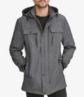 Marc New York by Andrew Marc Men's Doyle Four Pocket Hooded Jacket Grey XL NWT