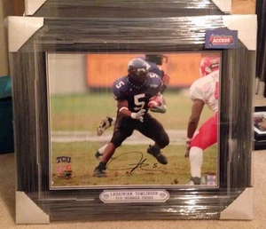LADANIAN TOMLINSON SIGNED & FRAMED 16x20 PHOTO TCU PLAYER HOLO AUTO AUTOGRAPH - Picture 1 of 5