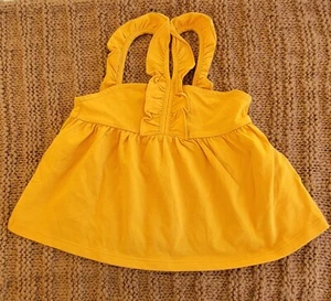 Janie and Jack Girl's Yellow Comfort Sleeveless Pullover Tank Top Size 4 NWT - Picture 1 of 10