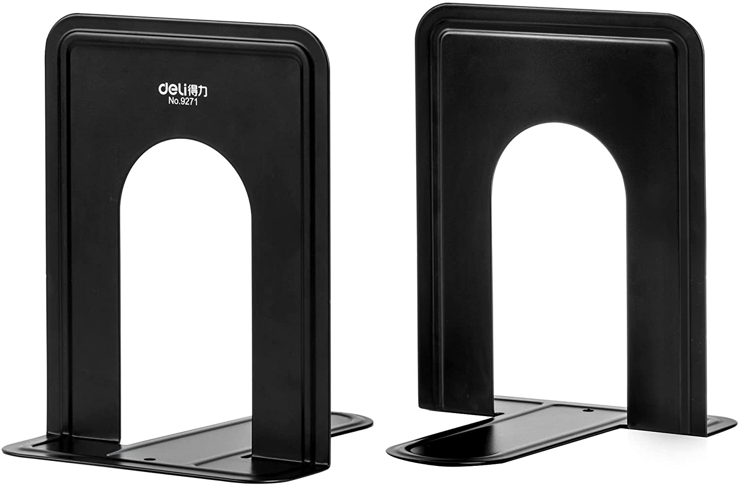 Book Ends,4 Pairs 8 Pieces Ends Metal Bookends For Shelves, Heavy Duty 品質が