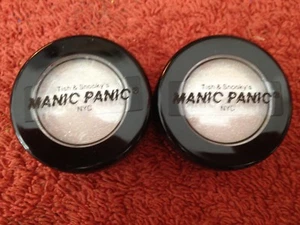 TWO MANIC PANIC OPALESENT GLAM DUST Body Eye Glitter Powder-also for nails-White - Picture 1 of 3
