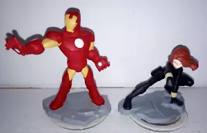 Figuras Marvel Disney Infinity 2.0 - Iron Man y Viuda Negra - Buen Estado - Imagen 1 de 6