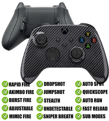 Carbon Fiber Modded Reflex Buttons Rapid Fire Mod Controller for Xbox Series X S - Image 1 of 4