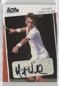 2006 Ace Authentics Heroes & Legends of the Game /400 Mats Wilander #LG-24 Auto