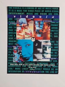 Cool Videola Stakker Tim Simenon Godley 1990 MUSIC Album ADVERT 9X12" POSTER - Imagen 1 de 1