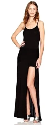 Haute Hippie Jumpsuit Women XS Modal Silk Shorts Wrap Skirt Maxi Whimsigoth - Image 1 of 4