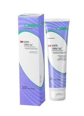BRANDED 3M Oral Care ESPE 12106M OMNI Gel 0.4% Stannous Fluoride Brush On Gel Refill (1)