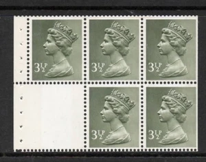 G.B. ( Machins ) - SG. X.858 : 1973 ( 2 Bands) " BOOKLET PANE + LABEL " . - Picture 1 of 1
