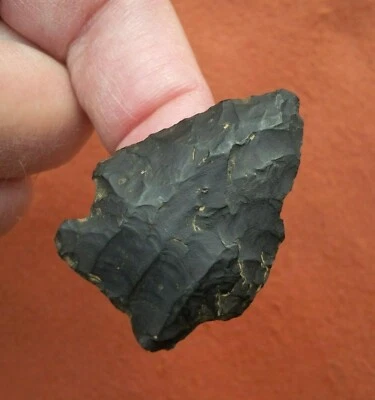 1-5/8 HARDAWAY PALMER PENNSYLVANIA ARROWHEAD Authentic Indian Artifact ARROWHEAD - Image 1 of 4