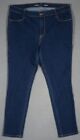 WD09464 SWEET **OLD NAVY** HIHGH-RISE SUPER SKINNY WOMENS BLUE JEANS sz14 PETITE