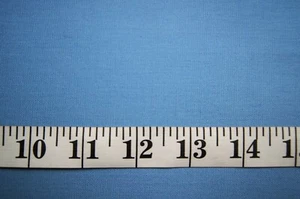 2/3 Yard Solid Light Blue Stiff Poly-Cotton Fabric 25" X  44" - Picture 1 of 1