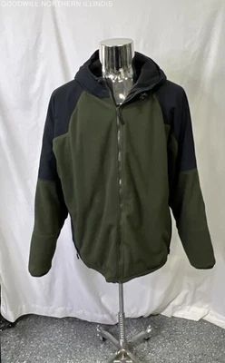 Cabela's Men's Full-Zip Fleece Jacket W/Black & Green Design Size XL - Image 1 of 4