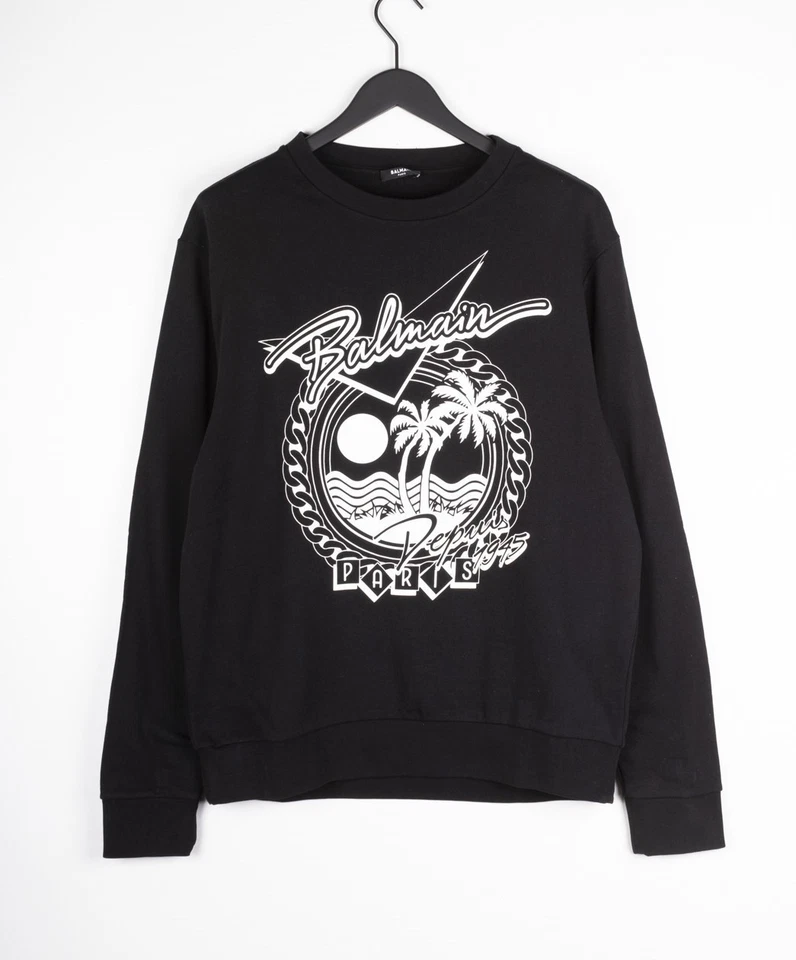 Original Balmain Paris Crew Neck Men Jumper Size M/L B201 - Image 1 of 4