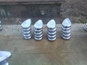 3 oz Qty 20 No Roll Fishing Sinker KIT Free Shipping All 3 oz Catfish Carp Gar - Picture 1 of 1
