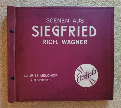 6x Schellack im Album Seltenheit f. Sammler Richard Wagner Siegfried L. Melchior - Bild 1 von 4