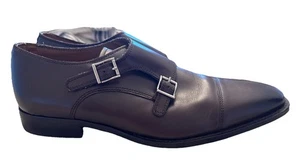 Florsheim Men's Angelo Double Monk Brown Dress Shoes Size 12 - Picture 1 of 7