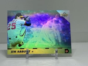 Jim Abbott 1992 Upper Deck Hologram #3 California Angels SHIPS SAME DAY A922 - Picture 1 of 7