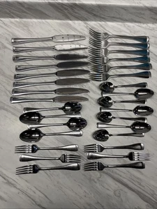 Oneida Forte Fine Flatware Set Stainless Steel 31 Pieces - Picture 1 of 9