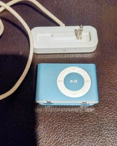 Apple iPod shuffle Metal (2nd Generation) - Light Blue Works W/ Charging Dock  - Picture 1 of 4