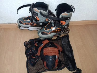 Inline Skates B Square verstellbare Größe 37-39 inklusive Schutzausrüstung - Bild 1 von 4