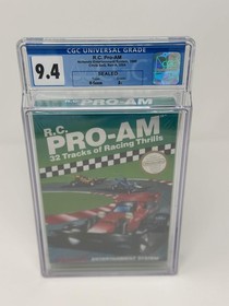 R.C. Pro-AM NES 1988 CGC 9.4 Sealed Nintendo Classic Console Racing Game