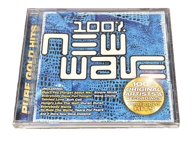 100% New Wave CD – 80s Pop Rock Compilation – Duran Duran, Tears for Fears Foto 1 de 4