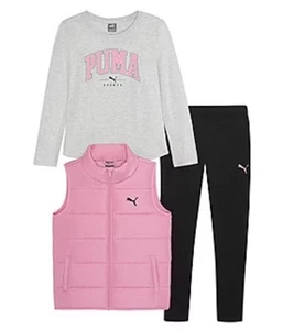 PUMA Girls 3-pc. Legging Set Size Medium (10) - Picture 1 of 12