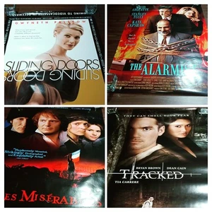 Konvolut 4 Vintage 90er Filmplakate Drama Thriller Schiebetüren Les Mis 27x40 - Bild 1 von 10