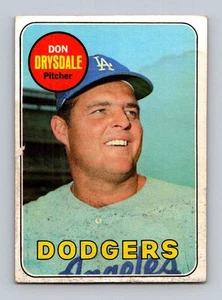 1969 Topps #400 Don Drysdale - Picture 1 of 2