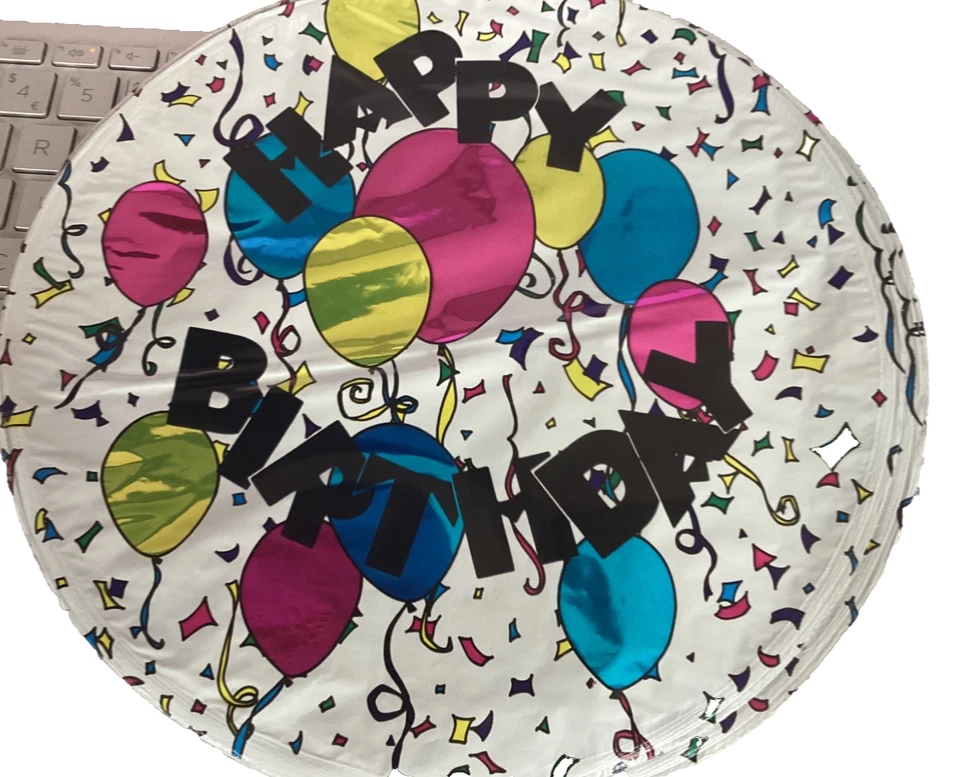 Globo de Lámina Qualatex 9" Feliz Cumpleaños 52346 B25 Foto 1 de 1