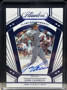 2024 Flawless Moments Jose Canseco Auto 15/15 FMR-JC - Picture 1 of 2