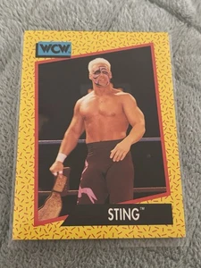 1991 Impel WCW Sting #2 RC Rookie NWA Wrestling - Picture 1 of 1