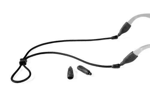 Combo de retenedor de gafas ajustable Croakies Terra System, extremos Terra XL/XXL, negro Foto 1 de 1