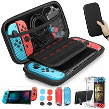 Kit protezione schermo in vetro per custodia da viaggio per Nintendo Switch