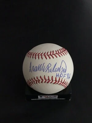 Frank Robinson Signed Autographed ROMLB Baltimore Orioles HOF JSA - Image 1 of 2
