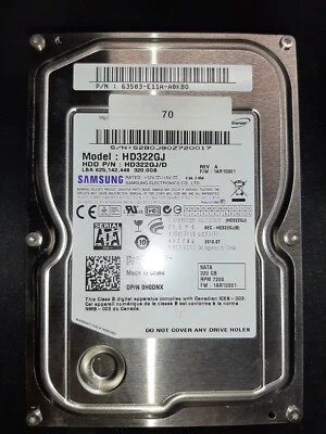 Samsung SpinPoint F4 HD322GJ 320 GB 3.5 in SATA II Desktop Hard Drive 070 B3 - Image 1 of 3