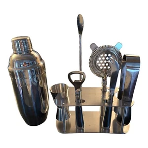 24oz Cocktail Shaker Set 7 Piece Bartender Kits Bar Tools Perfect for Drink M... - Picture 1 of 3