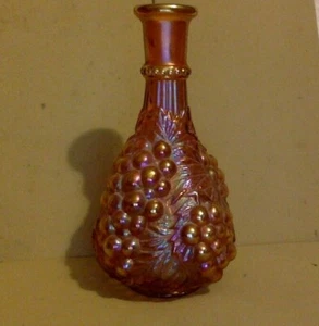 Vintage Carnival Glass. Marigold. Grape Pattern Vase. Imperial. - Picture 1 of 6