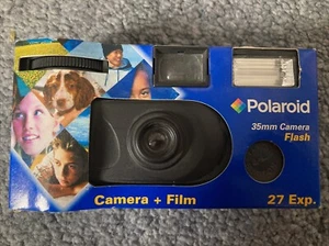 Polaroid Disposable 35mm Flash Camera + Film, 27 Exposures, Retro Photography - Picture 1 of 3