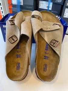 BIRKENSTOCK Zurish BS Taupe Men's Slide Casual Sandals [EU:40/41] NWT 1009532 - Picture 1 of 6