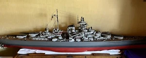 Tirpitz Schlachtschiff 1:100 WK2 Handmade Kriegsmarine RC ferngesteuert - Bild 1 von 6