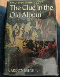 Nancy Drew THE CLUE IN THE OLD ALBUM By Carolyn Keene book 1947 - Picture 1 of 10
