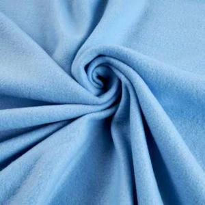 58" Solid Sky Blue Polyester Fleece Fabric by the Yard - Picture 1 of 1