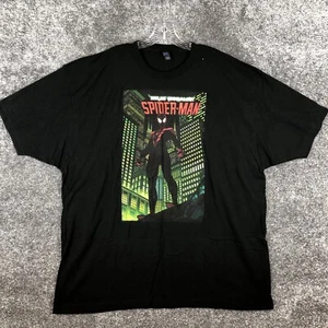 Marvel Spiderman Miles Morales Graphic T Shirt Men Size 3XL Black - Picture 1 of 11