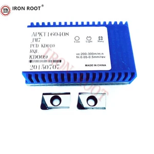 6P APKT160408 PCD CNC Metal Milling Machine Milling Diamond Mill Insert  BAP400 - Picture 1 of 6