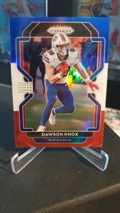 Dawson Knox Prizm 2021 Blue White Red Prizm NFL Buffalo Bills - Bild 1 von 2