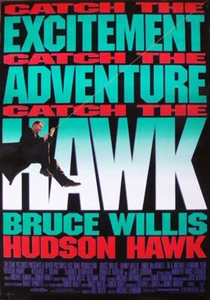 Affiche US Pliée 70x100cm HUDSON HAWK (1991) Bruce Willis, Andie MacDowell TBE - Imagen 1 de 1