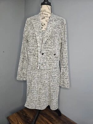 Madden NYC Womens Cropped Blazer & Halter Dress With Belt Cloud Dancer Size L - Image 1 of 4