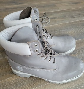 grey timbs mens