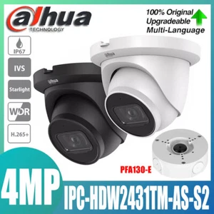 Dahua IPC-HDW2431TM-AS-S2 4MP Lite IR Fixed-focal Eyeball IP Camera + PFA130-E - Picture 1 of 9